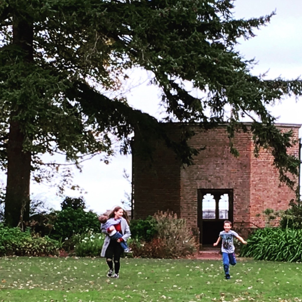 The Keep garden at Dunster Castle in Somerset