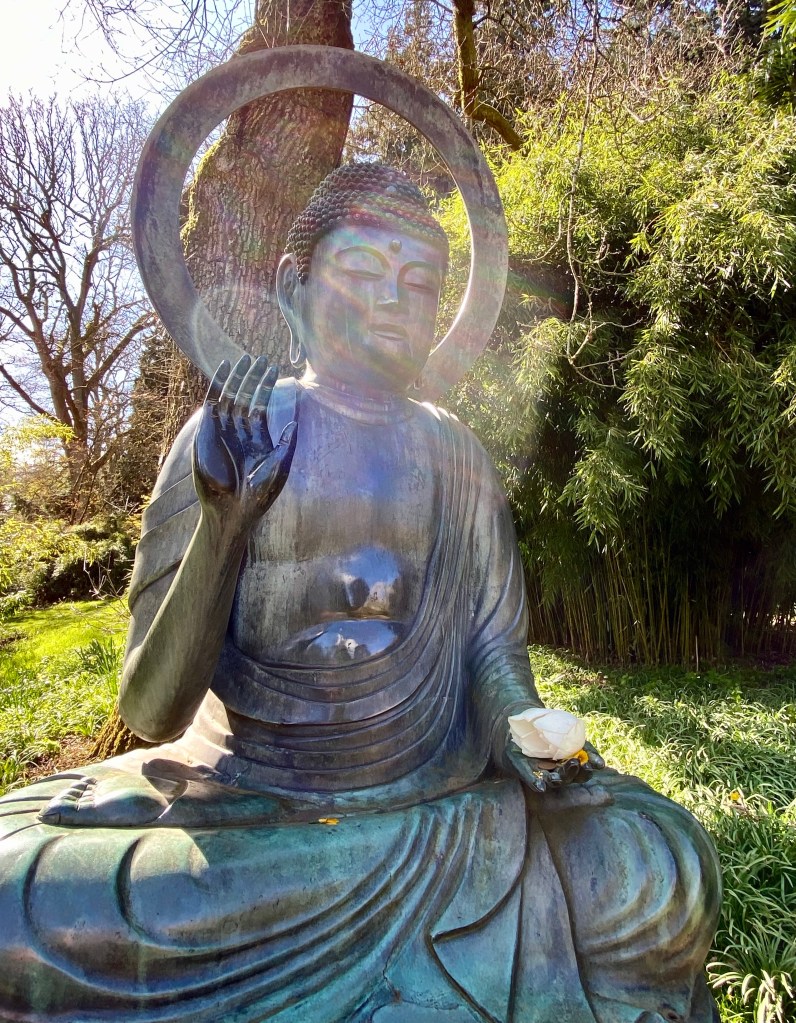 Buddha at Batsford Arboretum